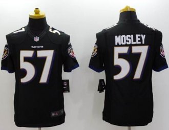 Nike Baltimore Ravens #57 C.J. Mosley Black Alternate NFL New Limited Jersey