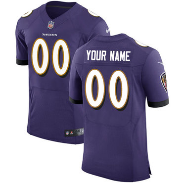 Nike Baltimore Ravens Elite Purple Home Men's Jersey NFL  Vapor Untouchable Customized jerseys