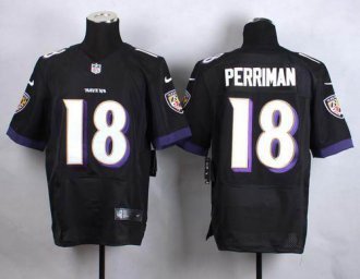 Nike Baltimore ravens #18 Breshad Perriman Black Alternate Men's Stitched NFL New Elite jersey