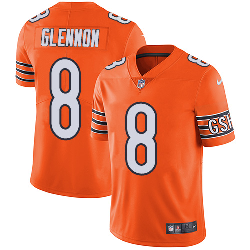 Nike Bears #8 Mike Glennon Orange Youth Stitched NFL Limited Rush Jersey