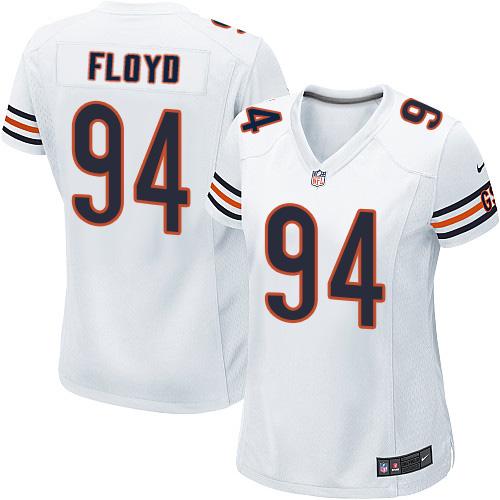 Nike Bears #94 Leonard Floyd White Women's Stitched NFL Elite Jersey
