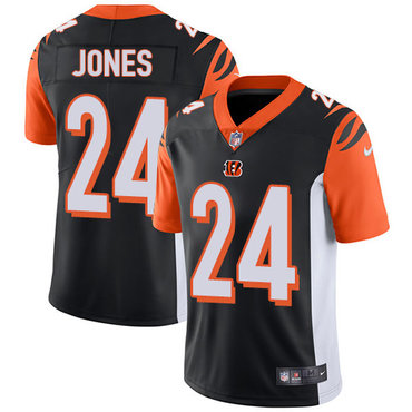Nike Bengals #24 Adam Jones Black Team Color Men's Stitched NFL Vapor Untouchable Limited Jersey