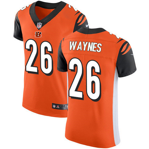 Nike Bengals #26 Trae Waynes Orange Alternate Men's Stitched NFL New Elite Jersey