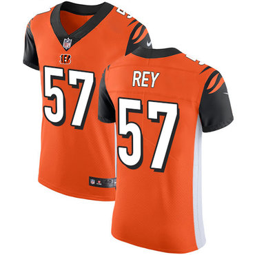 Nike Bengals #57 Vincent Rey Orange Alternate Men's Stitched NFL Vapor Untouchable Elite Jersey