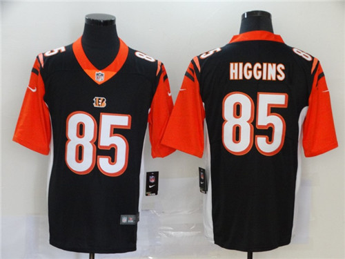 Nike Bengals 85 Tee Higgins Black 2020 NFL Draft First Round Pick Vapor Untouchable Limited Jersey