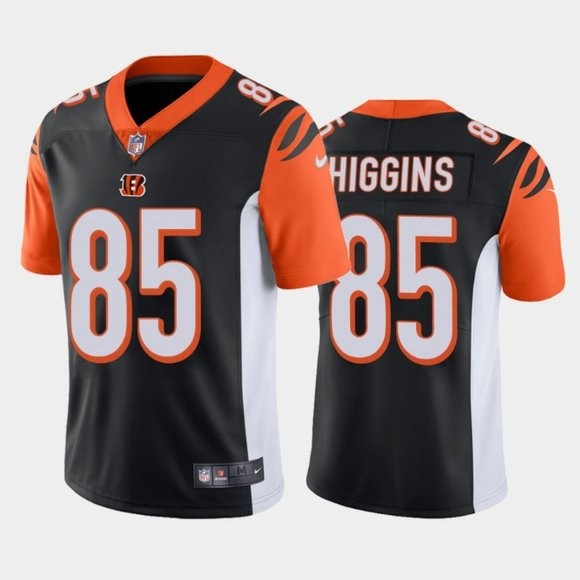 Nike Bengals 85 Tee Higgins Black 2020 NFL Draft First Round Pick Vapor Untouchable Limited Jersey