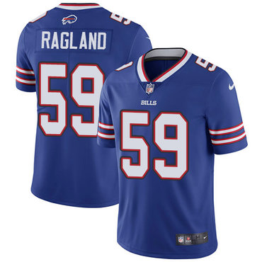 Nike Bills #59 Reggie Ragland Royal Blue Team Color Men's Stitched NFL Vapor Untouchable Limited Jersey