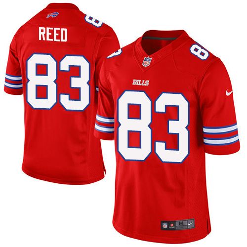 Nike Bills #83 Andre Reed Red Men's Stitched NFL Elite Rush Jersey
