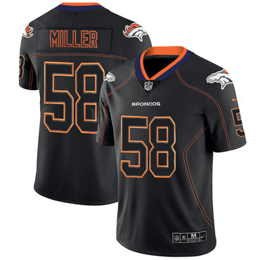 Nike Broncos 58 Von Miller Black Shadow Legend Limited Jersey