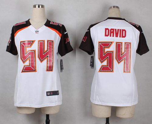 Nike Buccaneers #54 Lavonte David White Women's Stitched NFL New Elite Jersey