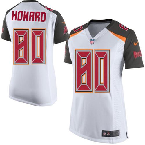 Nike Buccaneers #80 O. J. Howard White Women's Stitched NFL New Elite Jersey