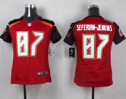 Nike Buccaneers #87 Austin Seferian-Jenkins Red Team Color Youth Stitched NFL New Elite Jersey