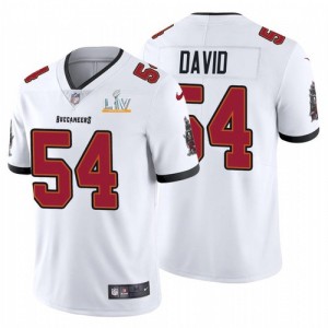 Nike Buccaneers 54 Lavonte David White 2021 Super Bowl LV Limited Vapor Untouchable Limited Men Jersey