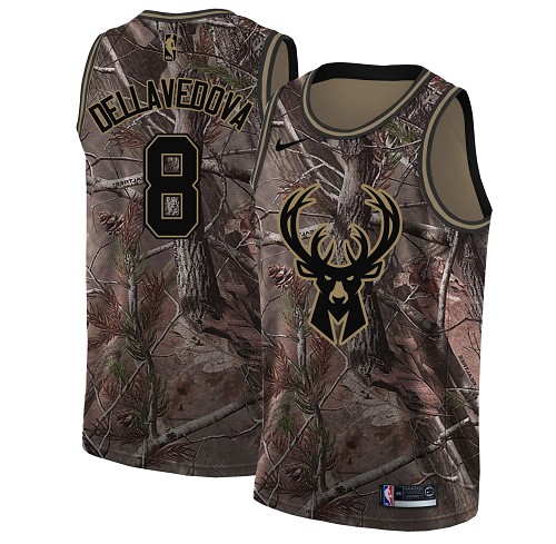 Nike Bucks #8 Matthew Dellavedova Camo Youth NBA Swingman Realtree Collection Jersey