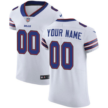 Nike Buffalo Bills  Elite White Road Men's Jersey NFL Vapor Untouchable Customized jerseys