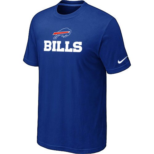 NEW Buffalo Bills Authentic Logo T-Shirt Blue