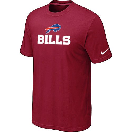 NEW Buffalo Bills Authentic Logo T-Shirt Red