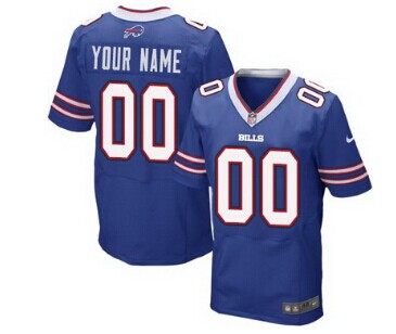 Nike Buffalo Bills Customized Light Blue Elite Jersey