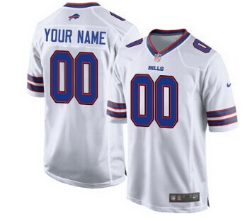 Nike Buffalo Bills Customized White Limited Jersey