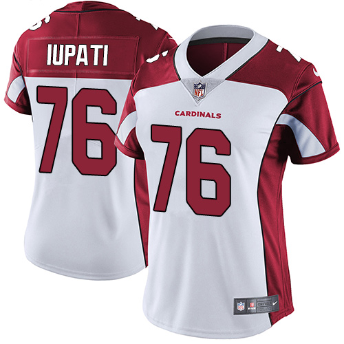 Nike Cardinals #76 Mike Iupati White Women's Stitched NFL Vapor Untouchable Limited Jersey