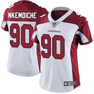Nike Cardinals #90 Robert Nkemdiche White Women's Stitched NFL Vapor Untouchable Limited Jersey
