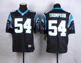 Nike Carolina Panthers #54 Shaq Thompson Black Team Color Men's Stitched NFL Elite jersey