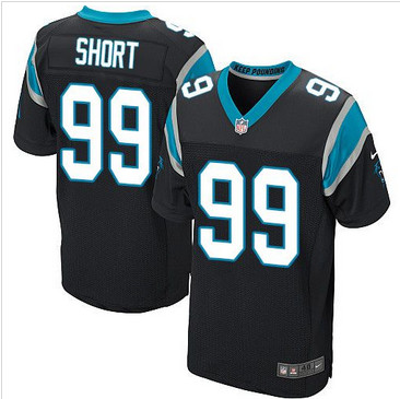Nike Carolina Panthers #99 Kawann Short Black Team Color Men's Stitched NFL Elite Jersey