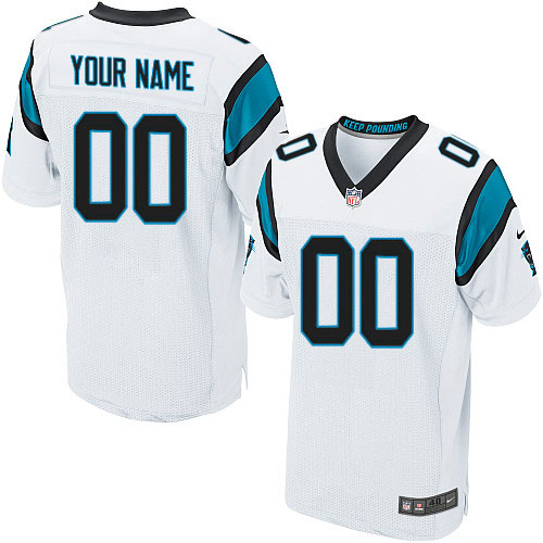 Nike Carolina Panthers Elite White Road Men's Jersey NFL  Customized jerseys