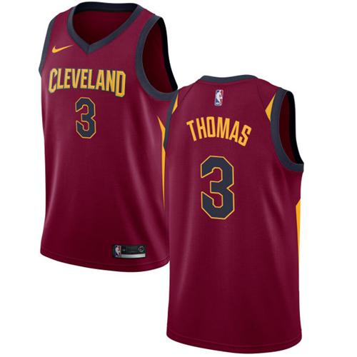 Nike Cavaliers #3 Isaiah Thomas Red Stitched NBA Swingman Jersey