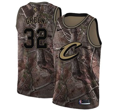 Nike Cavaliers #32 Jeff Green Camo NBA Swingman Realtree Collection Jersey