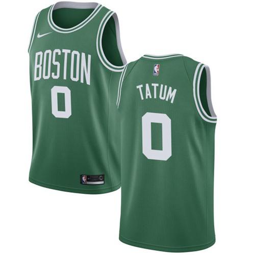 Nike Celtics #0 Jayson Tatum Green NBA Swingman Jersey