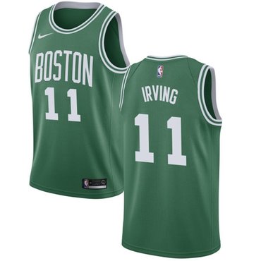 Nike Celtics #11 Kyrie Irving Green NBA Swingman Jersey