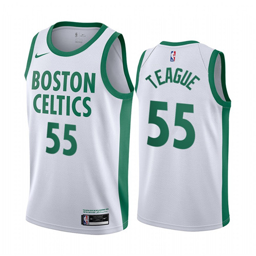 Nike Celtics #55 Jeff Teague White NBA Swingman 2020-21 City Edition Jersey