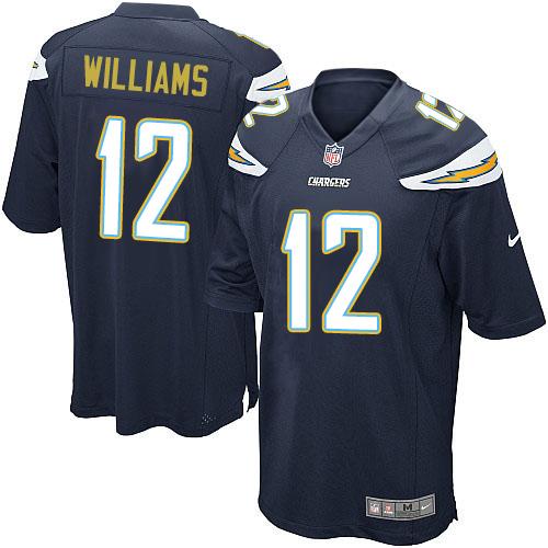 Nike Chargers #12 Mike Williams Navy Blue Team Color Youth Stitched NFL New Elite Jersey