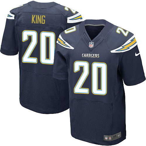 Nike Chargers #20 Desmond King Navy Blue Team Color Men's Stitched NFL New Elite Jersey