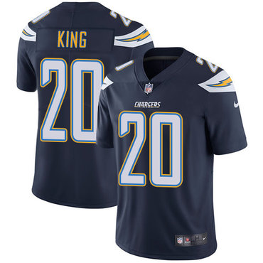 Nike Chargers #20 Desmond King Navy Blue Team Color Men's Stitched NFL Vapor Untouchable Limited Jersey