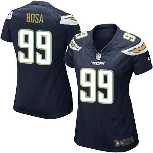 Nike Chargers #99 Joey Bosa Navy Blue Team Color Women's Stitched NFL Elite Jersey