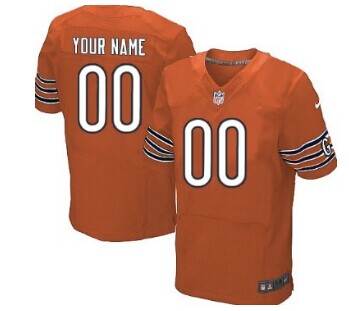 Nike Chicago Bears Customized Orange Elite Jersey