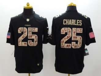 Nike Chief #25 Charles Black NFL Limited Salute to Service Jersey