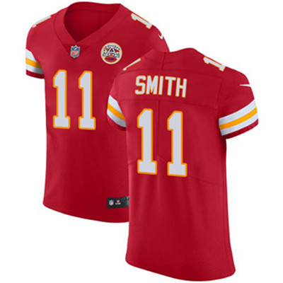 Nike Chiefs #11 Alex Smith Red Team Color Men's Stitched NFL Vapor Untouchable Elite Jersey