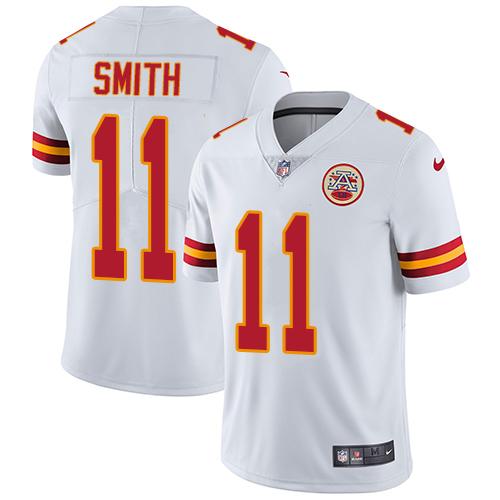 Nike Chiefs #11 Alex Smith White Men's Stitched NFL Vapor Untouchable Limited Jersey