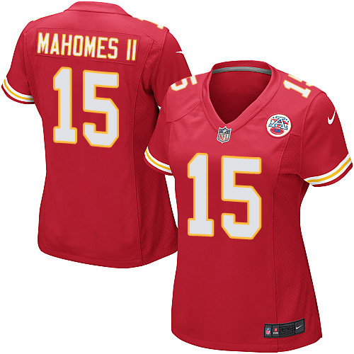 Nike Chiefs #15 Patrick Mahomes II Red Team Color Women's Stitched NFL Elite Jersey