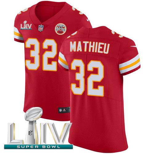 Nike Chiefs #32 Tyrann Mathieu Red Super Bowl LIV 2020 Team Color Men's Stitched NFL Vapor Untouchable Elite Jersey