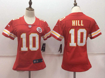 Nike Chiefs 10 Tyreek Hill Red Women Vapor Untouchable Player Limited Jersey