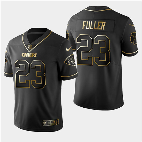 Nike Chiefs 23 Kendall Fuller Black Gold Vapor Untouchable Limited Jersey
