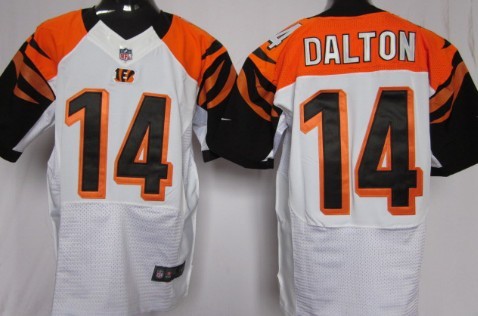 Nike Cincinnati Bengals #14 Andy Dalton White Elite Stitched Jersey