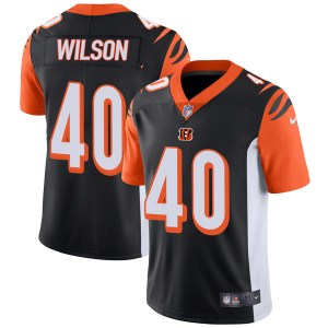 Nike Cincinnati Bengals #40 Brandon Wilson Men's Limited Black Team Color Vapor Untouchable Jersey