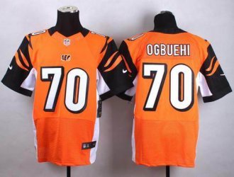 Nike Cincinnati Bengals #70 Cedric Ogbuehi Orange Alternate Men's Stitched NFL Elite jersey
