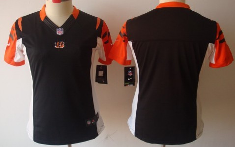 Nike Cincinnati Bengals Blank Black Limited Womens Stitched Jersey