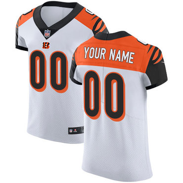 Nike Cincinnati Bengals Elite White Road Men's Jersey NFL  Vapor Untouchable Customized jerseys